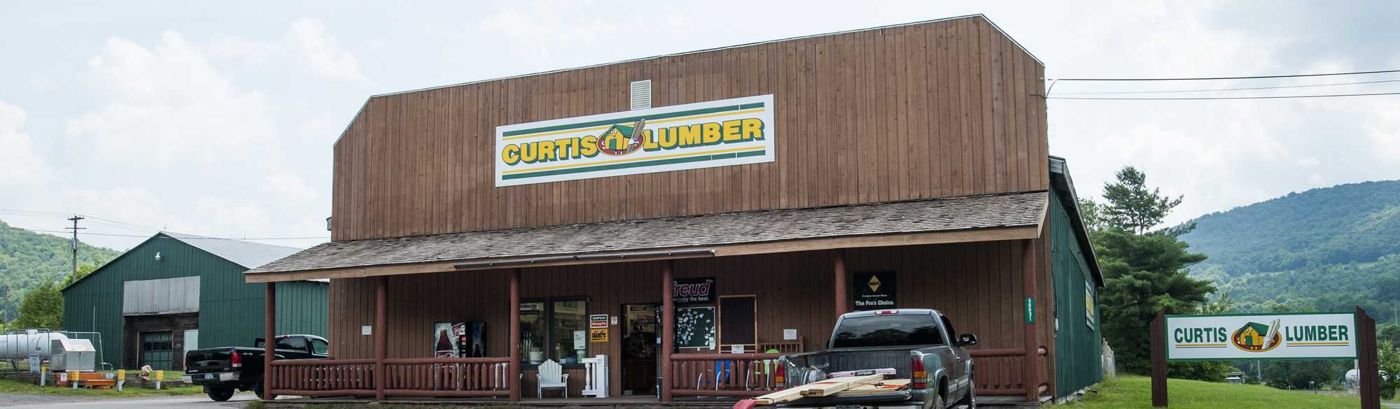 Curtis Lumber Delhi store front