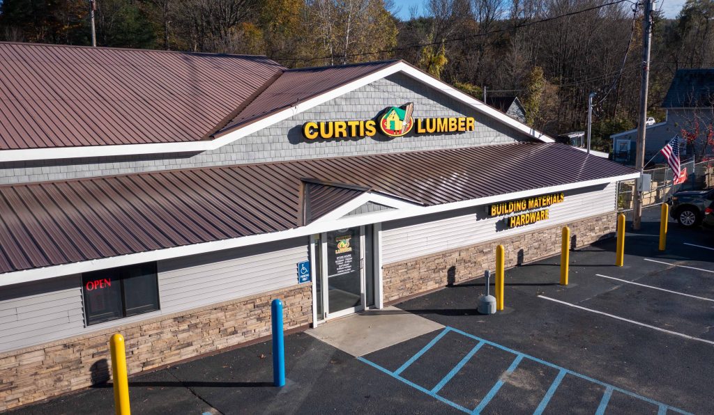 Exterior of Curtis Lumber in Warrensburg, NY