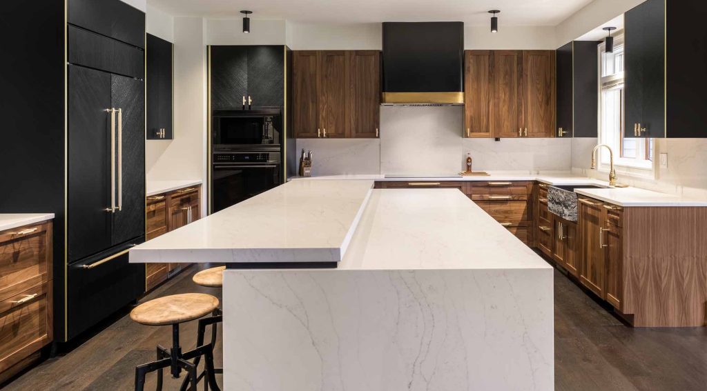 Modern Lake House Kitchen by Curtis Lumber