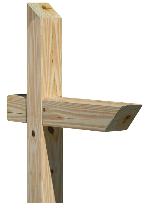 4”x 4” Standard Treated Mailbox Post