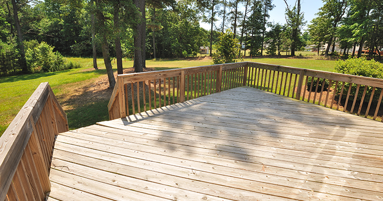 Pressure Treated Lumber deck from Curtis Lumber